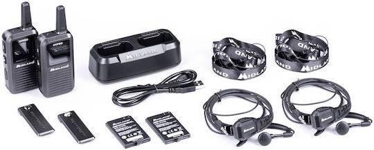 Midland 777 Pro Limited Edition Ασύρματος Πομποδέκτης PMR με Μονόχρωμη Οθόνη Σετ 2τμχ