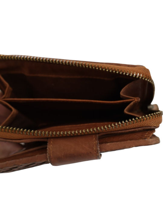 Leather Women's Wallet Brown