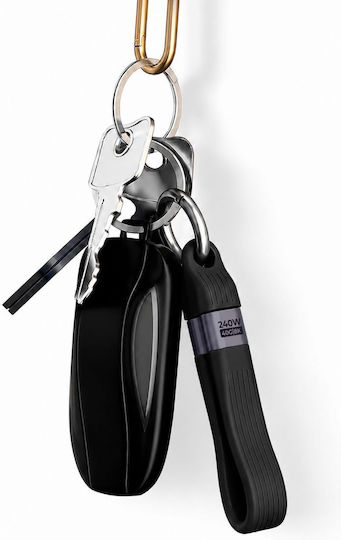 Mobile Origin Braided / Flat / Keychain Cablu Video USB-C Tată - USB-C 240W PD Negru 0.13m MO-UK-CB17-BLK