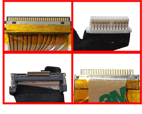 Кабел за гъвкав екран Sony Vgn-aw Aw11xu Aw330j Aw41xh Pcg-8131m M780 Led панел видео Lvds 073-0001-5273_a Oem код 1-flex1215