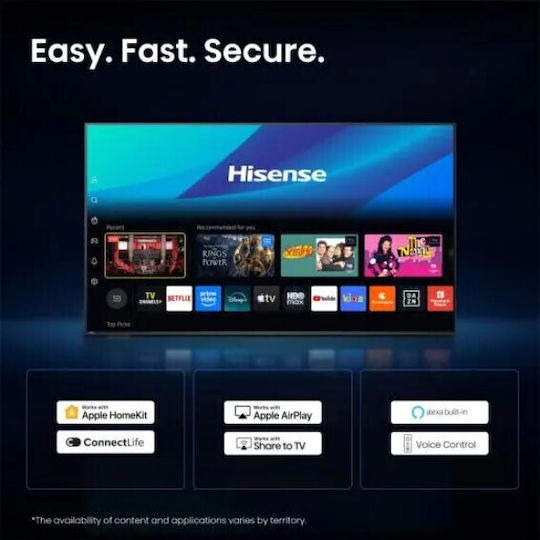 Hisense Smart Fernseher 55" 4K Ultra HD QLED S7S HDR (2026) 55S7S