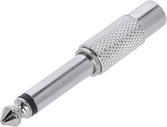 Adam Hall K4ARF2JM2 RCA Konverter männlich auf weiblich Silber