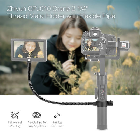 Zhiyun Thread Metallhalter Mit Flexiblem Rohr CPJ010 1/4 Kamerazubehör