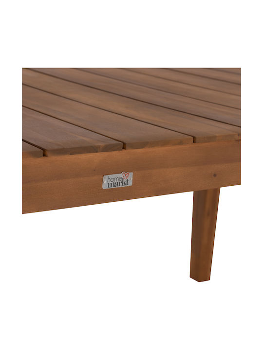 Set de Masă pentru Exterior 7 Piese Natural cu Perne