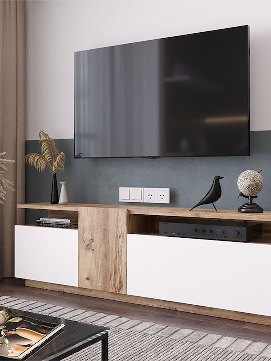 TV Stand Elana White L150xW29.5xH46.3cm