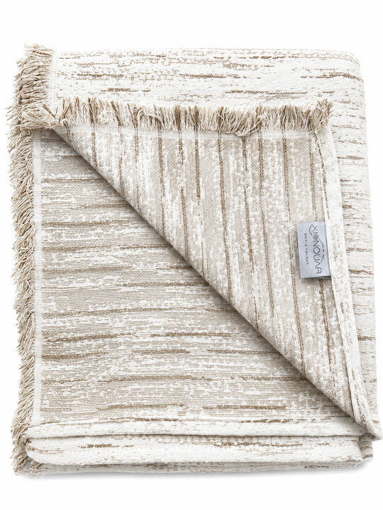 Xionoula Home Cuverturi Pentru Canapea 2 Locuri Jacquard 180x250 cm Bej