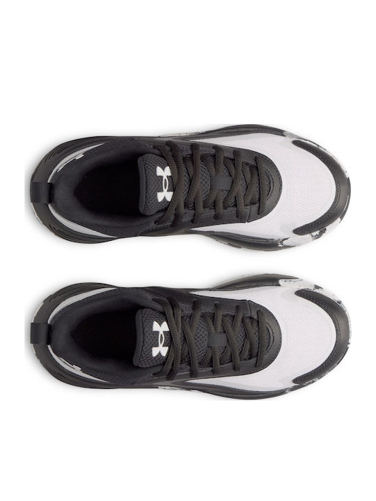 Ua Gs Kids Sports Basketball Shoes with Laces Black