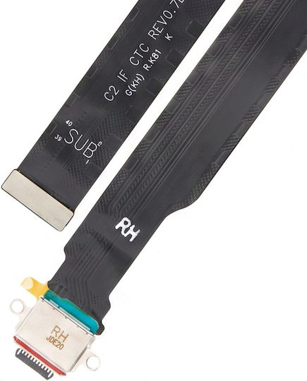 Samsung Charging Port Flex Cable Galaxy Note 20 Ultra Original Disassembled Black