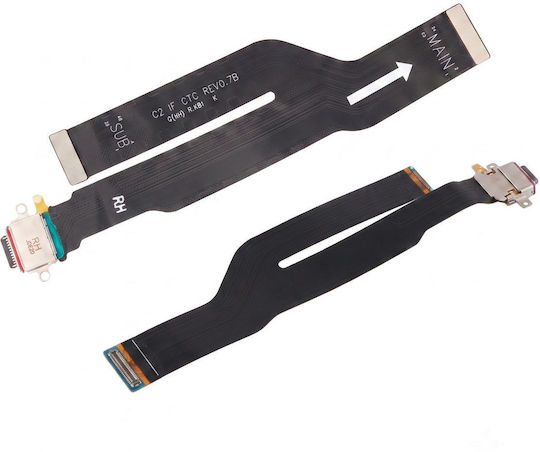 Samsung Charging Port Flex Cable Galaxy Note 20 Ultra Original Disassembled Black
