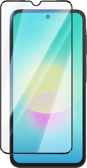 Avizar Закалено Стъкло Протектор За Екран Samsung Галакси A27 Анти-Шок Анти-Замърсяване Черен Прозрачен