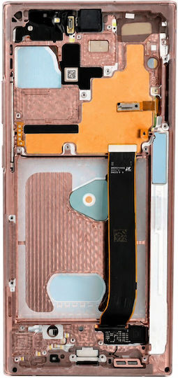 Samsung Screen Galaxy Note 20 Ultra Soft Oled Pre-assembled Frame Bronze