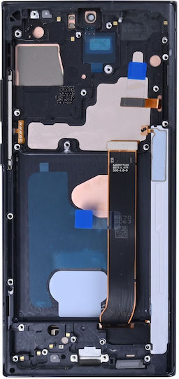 Clappio Full Screen Galaxy Note 20 Ultra Soft Oled Display Panel Frame Black