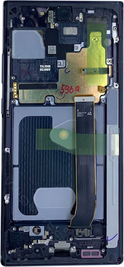 Samsung Ecran Soft OLED Galaxy Note 20 Ultra Preasamblat cu Ramă Negru