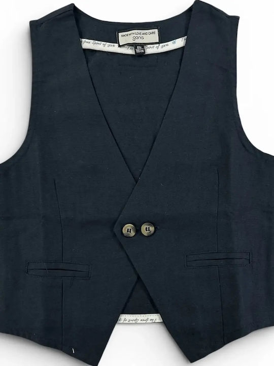Kids Vest Dark Blue