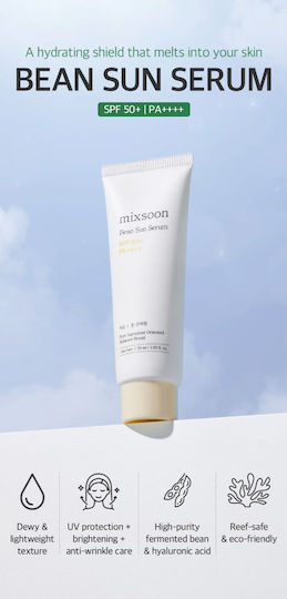 Mixsoon Bean Sun Serum Serum de Protecție Solară pentru Față și Corp SPF50+ 50ml