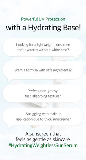 Mixsoon Bean Sun Serum Serum de Protecție Solară pentru Față și Corp SPF50+ 50ml