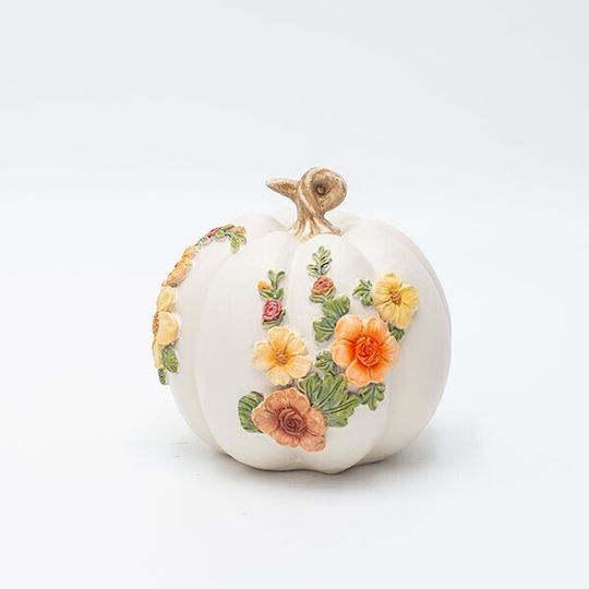 Polyresin Kürbiskürbisse Herbstblumen 8.7x10.8cm Tischdekoration Polyresin Kürbiskürbisse Herbstblumen 8.7x10.8cm Tischdekoration