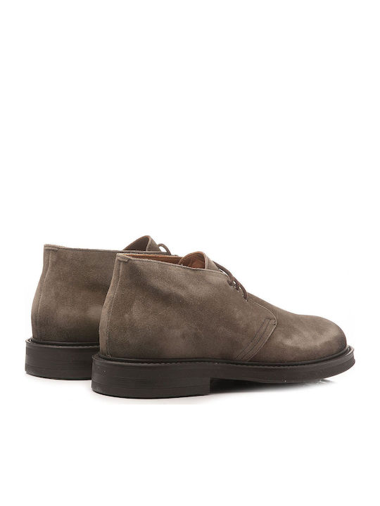 Lederbraune Herrenstiefel