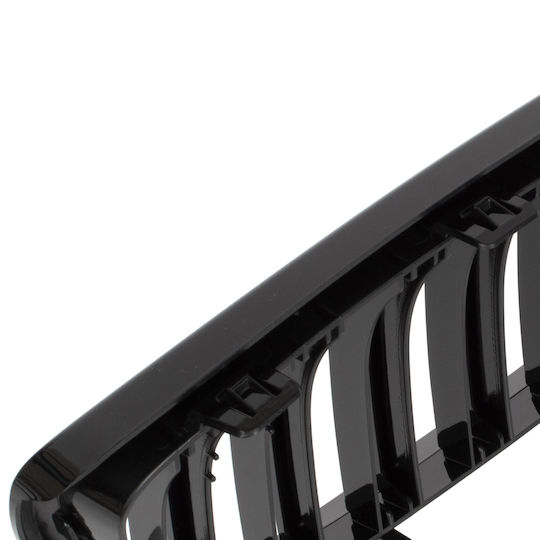 BMW 3 E92 E93 06-10 Kühlergrills Zwischen Scheinwerfern Nieren Links + Rechts Set Schwarz Hochglanz Doppelstange