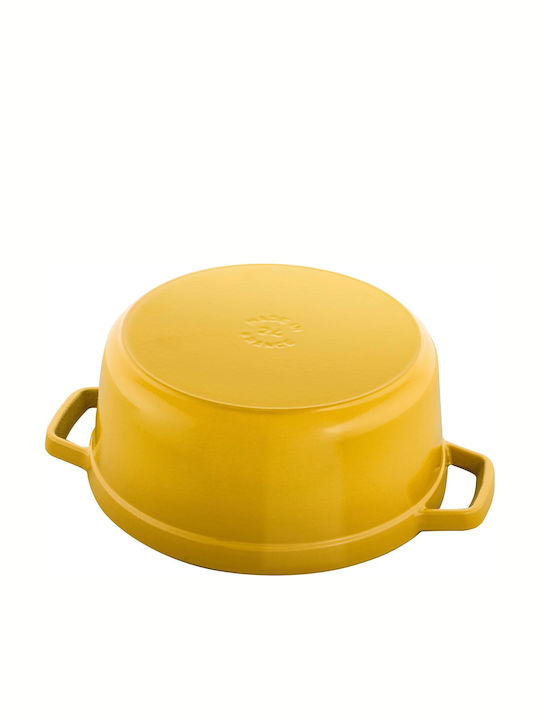 Staub Shallow Cast Iron Pot 6.7lt