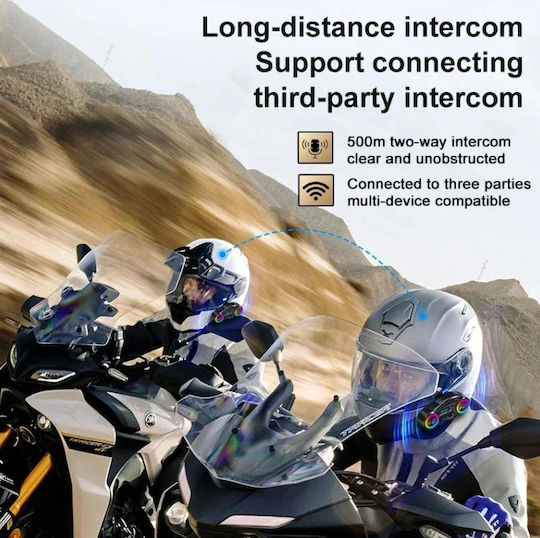 SPV Y 13 Pro Interfon unic pentru cască de motocicletă cu Bluetooth