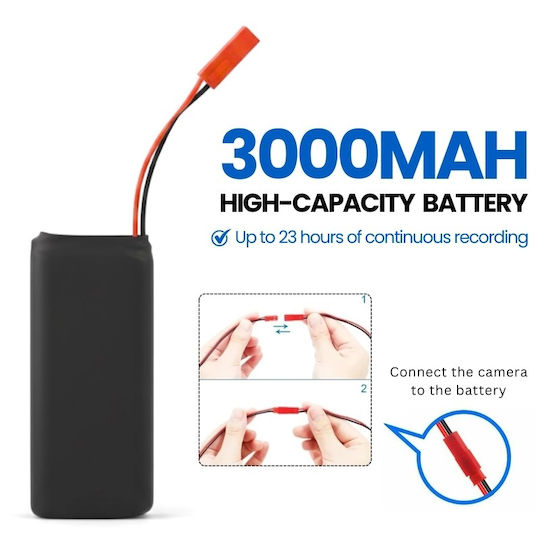 Unitate Cameră Ascunsă Telecomandă Iuni Ip95 Full Hd 64gb Baterie 3000mah