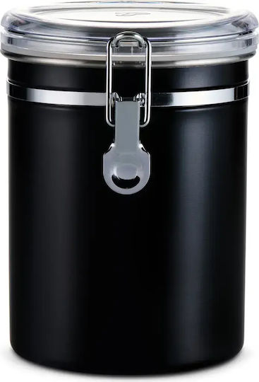Tchibo Tchibo Lebensmittelgläser & Behälter Vase für Kaffee mit Metallischer Deckel 17cm
