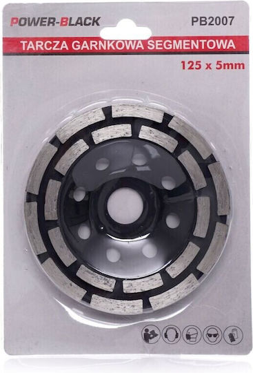 Disc de șlefuire tip cupă diamantată pentru beton Tagred 125 mm PB2007