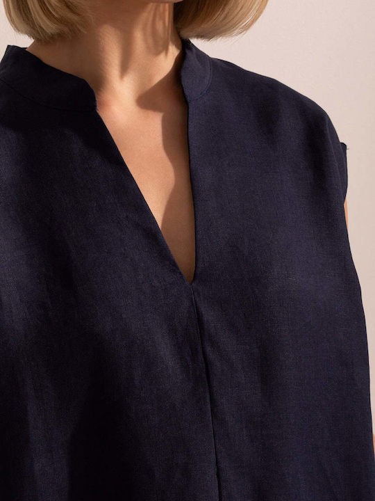 Damenkleid Marineblau