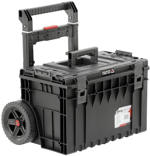 Yato Werkzeugkoffer Auf Rädern 52l Ip66 Schutz Modularer Innenraum