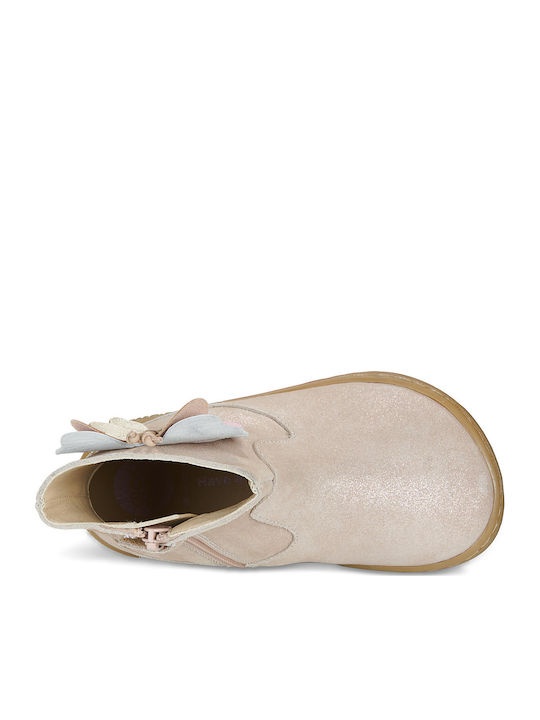 Leder Kinderstiefel Rosa