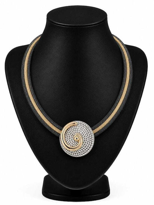 Liva Fashion Колиета от Сребърно Черно