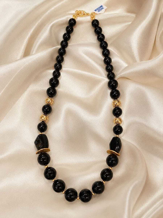 Liva Fashion Halskette Schwarz Liva Fashion Halskette Schwarz