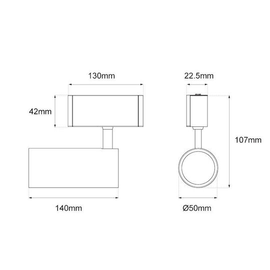 Baris Light Linear Wall Light 10W 36cm