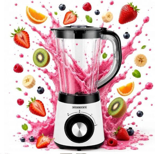 Heinrich's HPM 8164 Mixer mit Kunststoff Kanäta 1,5 l Schwarze