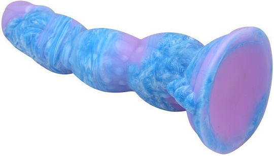 Power Monsters Dildo με Βεντούζα Μπλε