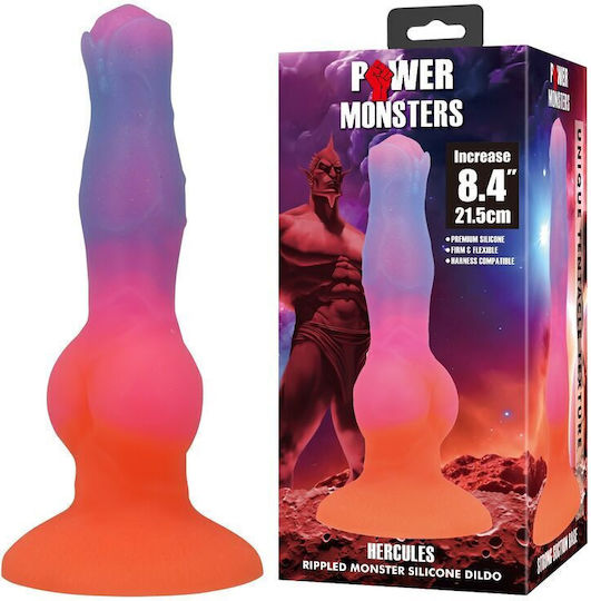 Power Monsters Dildo With Suction Cup Flesh