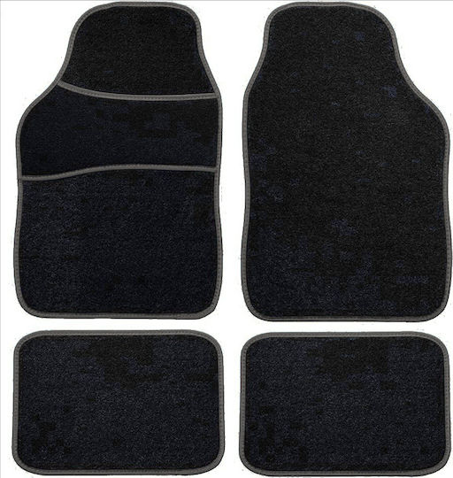 Set Covoare Auto Avex Essential – 5 Piese Covorașe Auto Universale + Husa Volan Din Piele Eco Perforată Neagră
