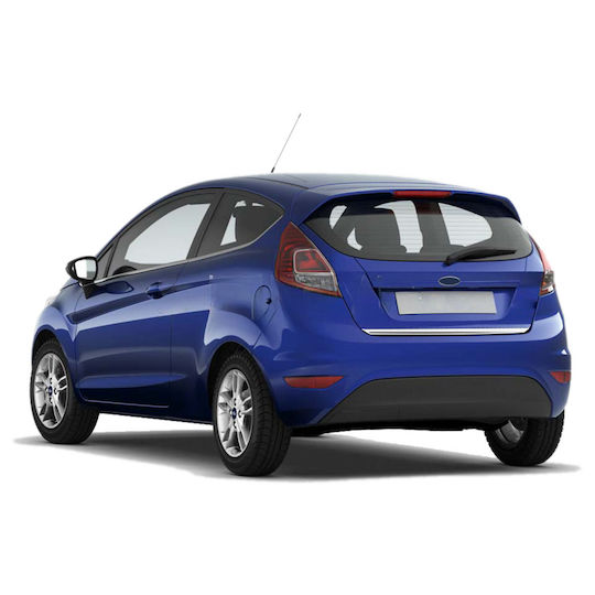 Tailgate Trim Cover Stainless Steel Chrome Ford Fiesta Mk7 2009-2017