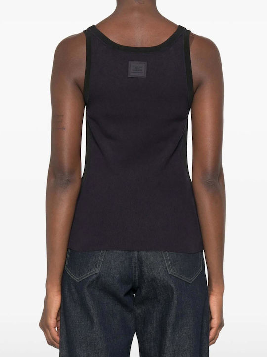 Damen Bluse Ärmellose Blaue