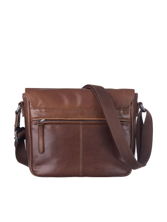 Leather Women's Shoulder Bag Brown