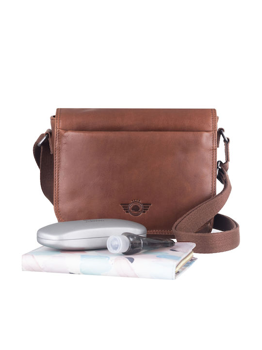 Leather Women's Shoulder Bag Brown