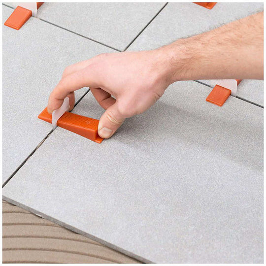 Tile Leveling System Set 100 Clips 100 Wedges