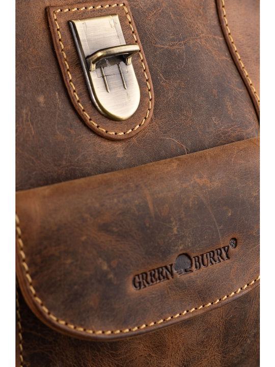 Leather Women's Shoulder Bag Brown
