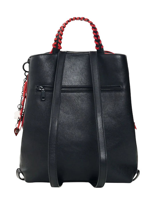 Mickey Knitted Women's Backpack Set Black
