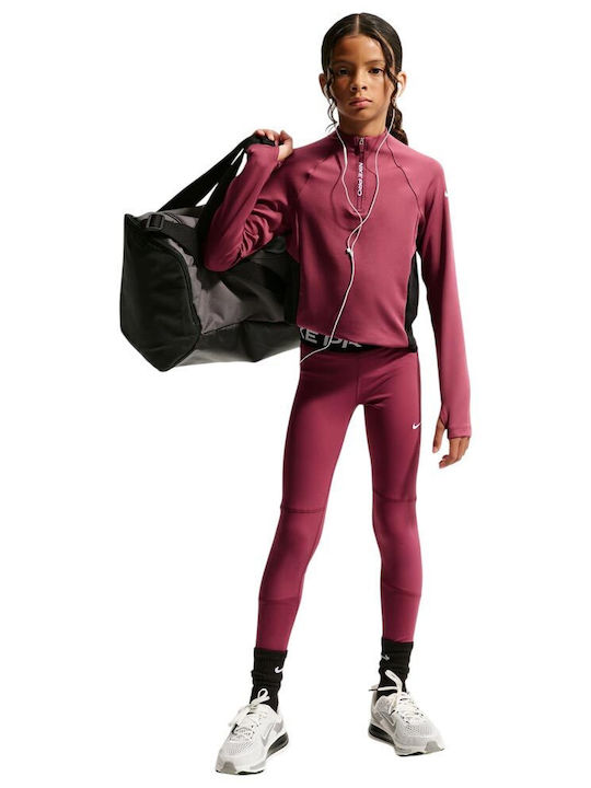 Kids Sports Capri Dri-Fit Pink Pro