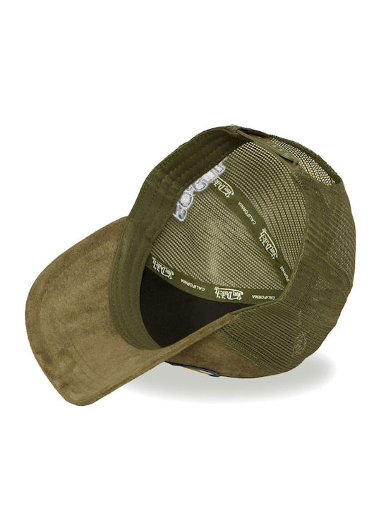 Von Dutch Unisex Καπελο Trucker Λαδι Vd 1 Ct Fur 15-olive