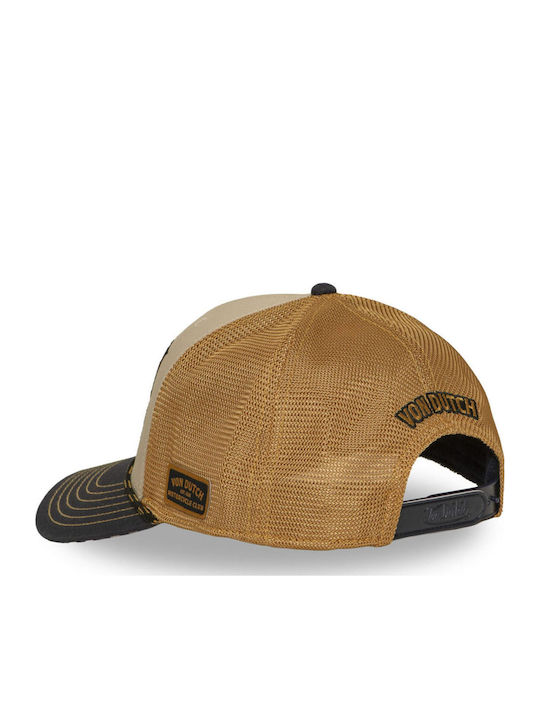 Von Dutch Unisex Καπελο Trucker Μπεζ Vd 1 Cs Sem 17-beige