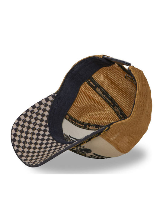 Von Dutch Unisex Καπελο Trucker Μπεζ Vd 1 Cs Sem 17-beige