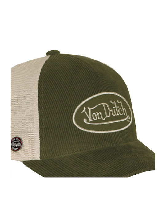 Von Dutch Unisex Șapcă Trucker Verde Vd 1 Cb Lof B47-olive